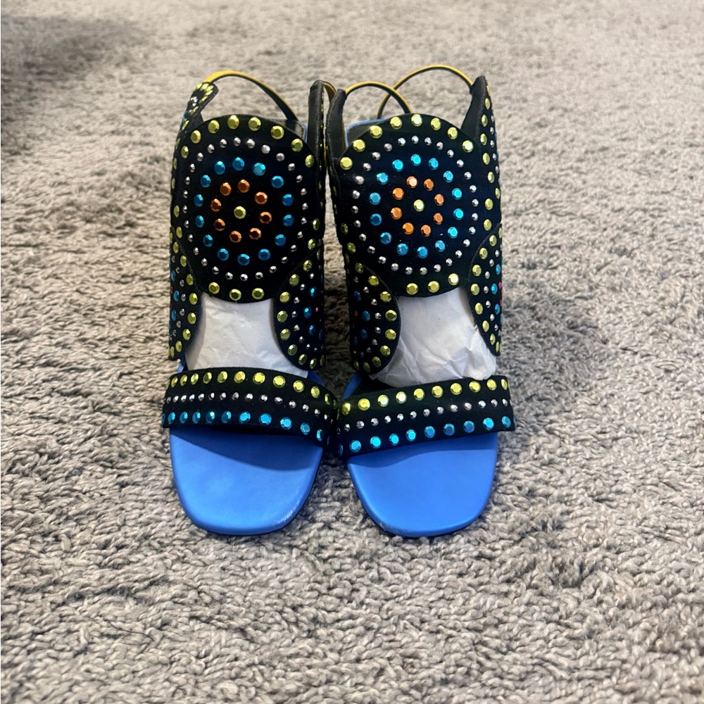 Colorful Studded Women's Sandals